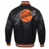 San francisco giants retro classic satin varsity jacket black 2