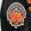 San francisco giants retro classic womens full span satin varsity jacket black 1