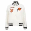 San francisco giants retro classic womens full span satin varsity jacket white 4 1