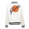San francisco giants retro classic womens full span satin varsity jacket white 6