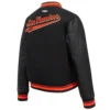 San francisco giants script tail womens wool leather varsity jacket 5
