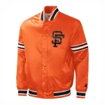 San Francisco Giants Slider Orange Satin Jacket
