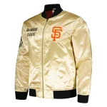 San Francisco Giants Team OG 2.0 Satin Full-Zip Gold Jacket