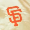 San francisco giants team og 20 full zip satin varsity jacket gold 3
