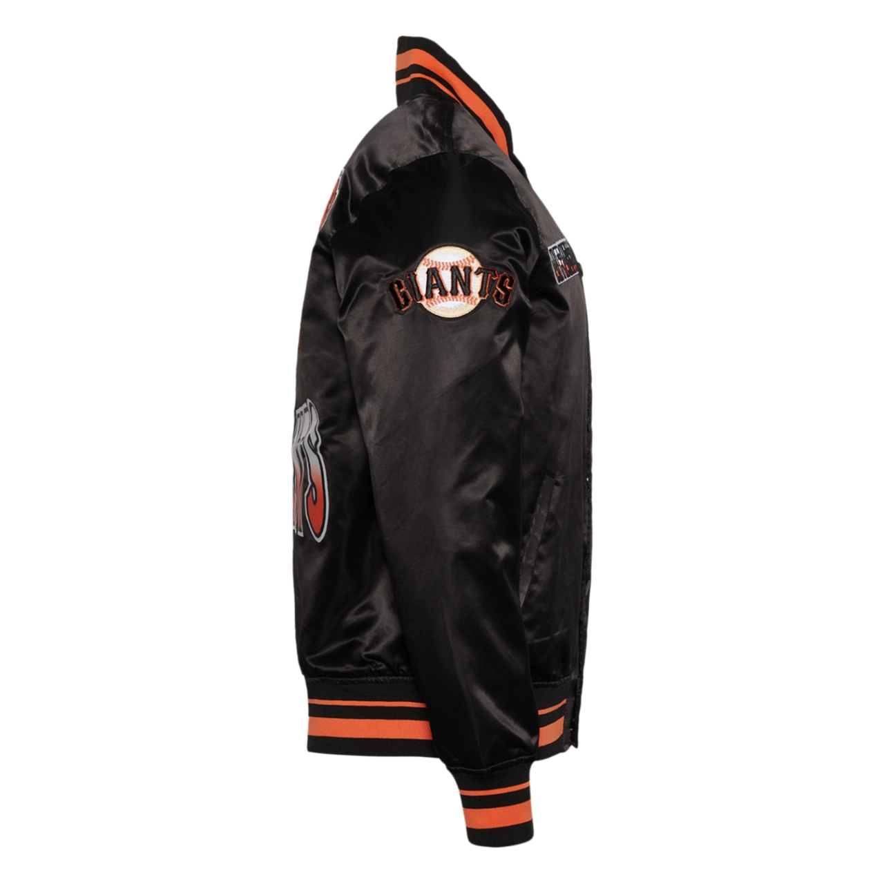 San francisco giants turn it up m full snap varsity jacket