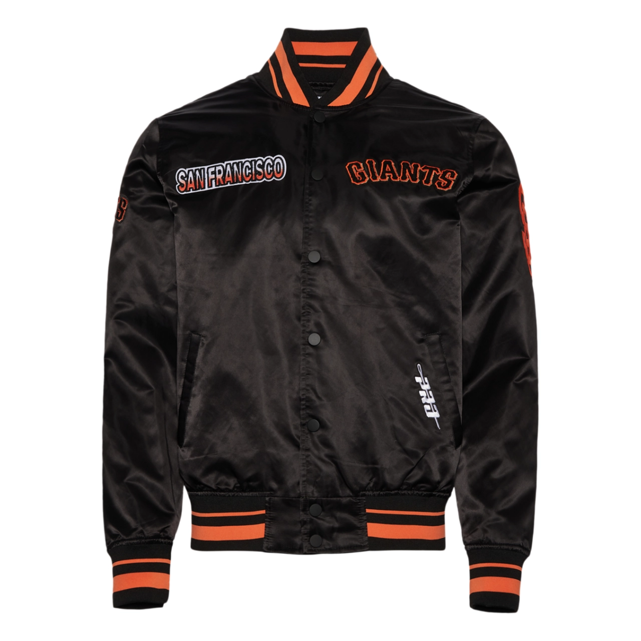 San francisco giants turn it up m satin varsity jacket