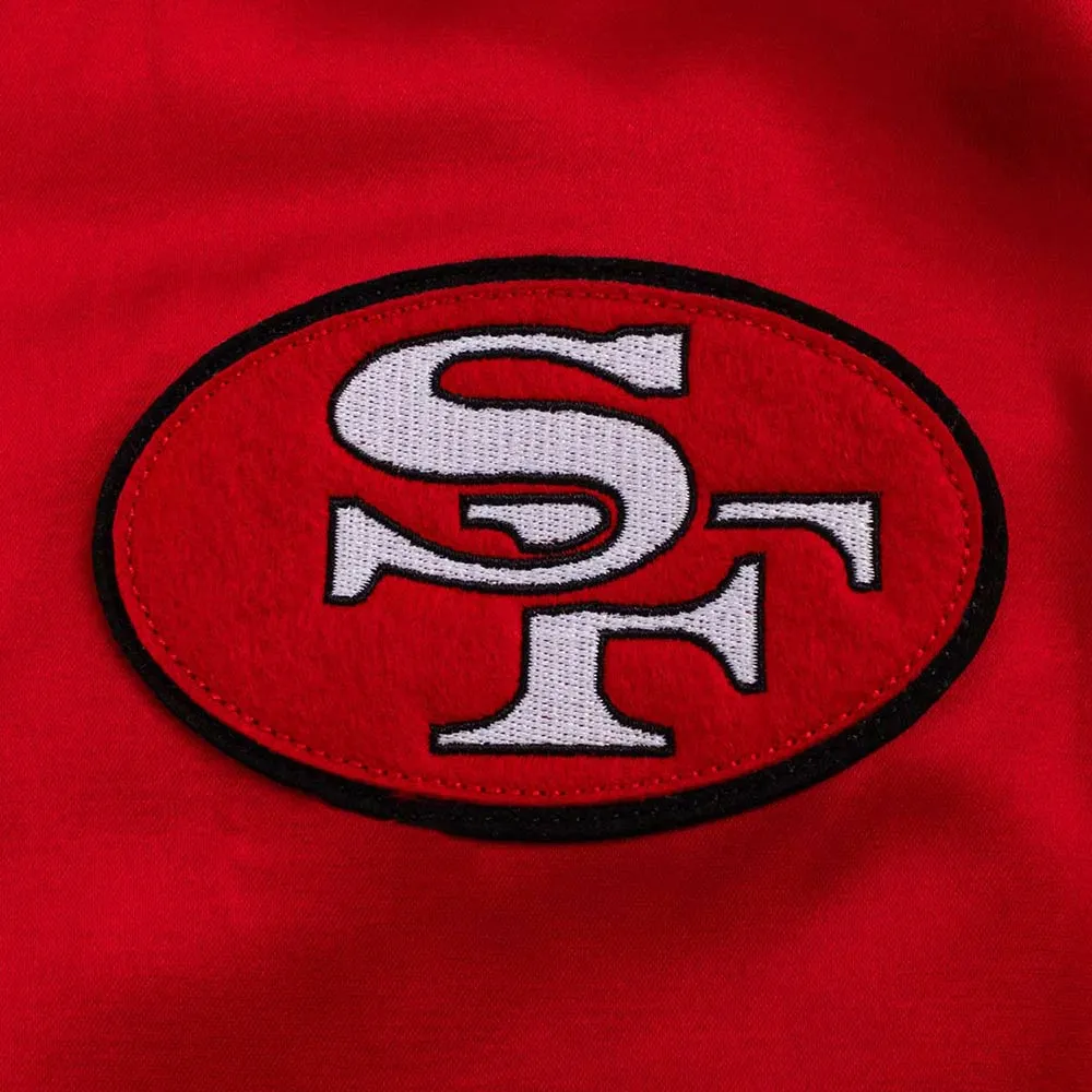 San francisco red windbreaker sf logo