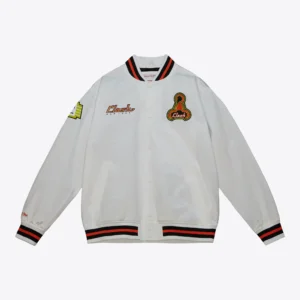San jose earthquakes city full snap satin jacket