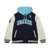 Seattle kraken navy rinkside hooded jacket