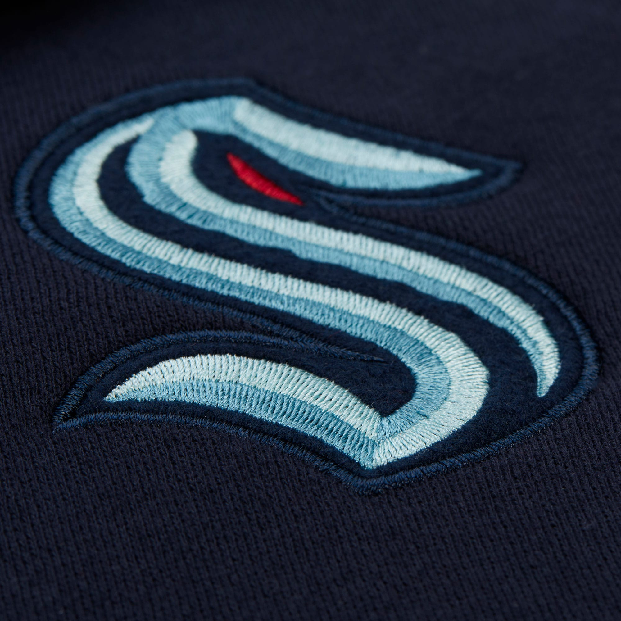 Seattle kraken navy rinkside hooded patch logo