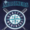 Seattle mariners mashup wool leather varsity jacket navywhite 2 1