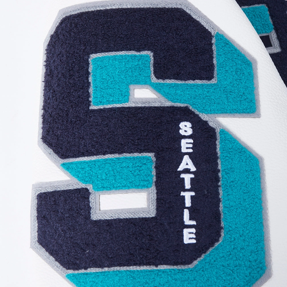 Seattle mariners mashup wool leather varsity jacket navywhite 3 1
