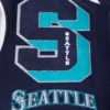 Seattle mariners mashup wool leather varsity jacket navywhite 5 1