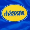 Seattle mariners retro classic womens full span satin varsity jacket blue 1