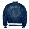 Seattle mariners x alpha x new era ma 1 bomber varsity jacket blue 1 1