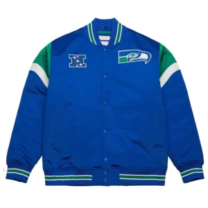 Seattle seahawks heavyweight satin jacket