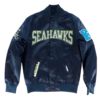 Seattle seahawks hometown hero satin navy jacket