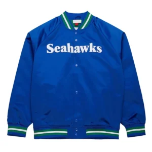 Seattle seahawks lightweight full snap jacket