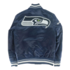 Seattle seahawks mashup full snap satin jacket
