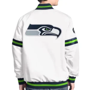 Seattle seahawks scout satin varsity jacket