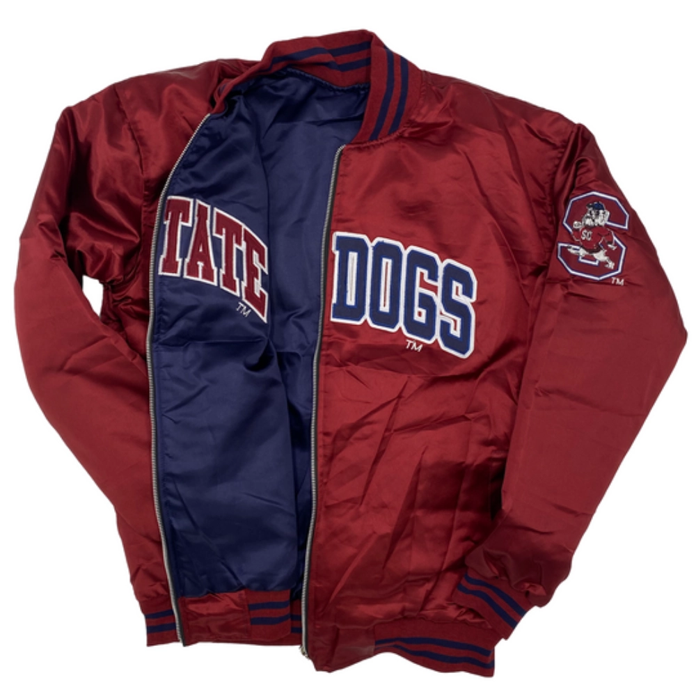 South carolina state bulldogs vintage satin jacket