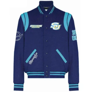 Southern jaguars collegiate luxe wool jacket
