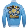 Southern jaguars homecoming satin varsity jacket
