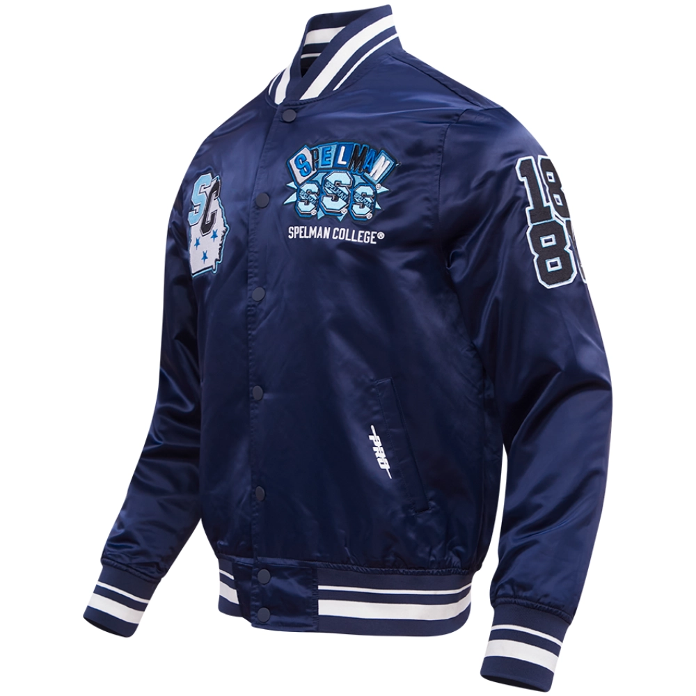 Spelman college jaguars homecoming navy jacket
