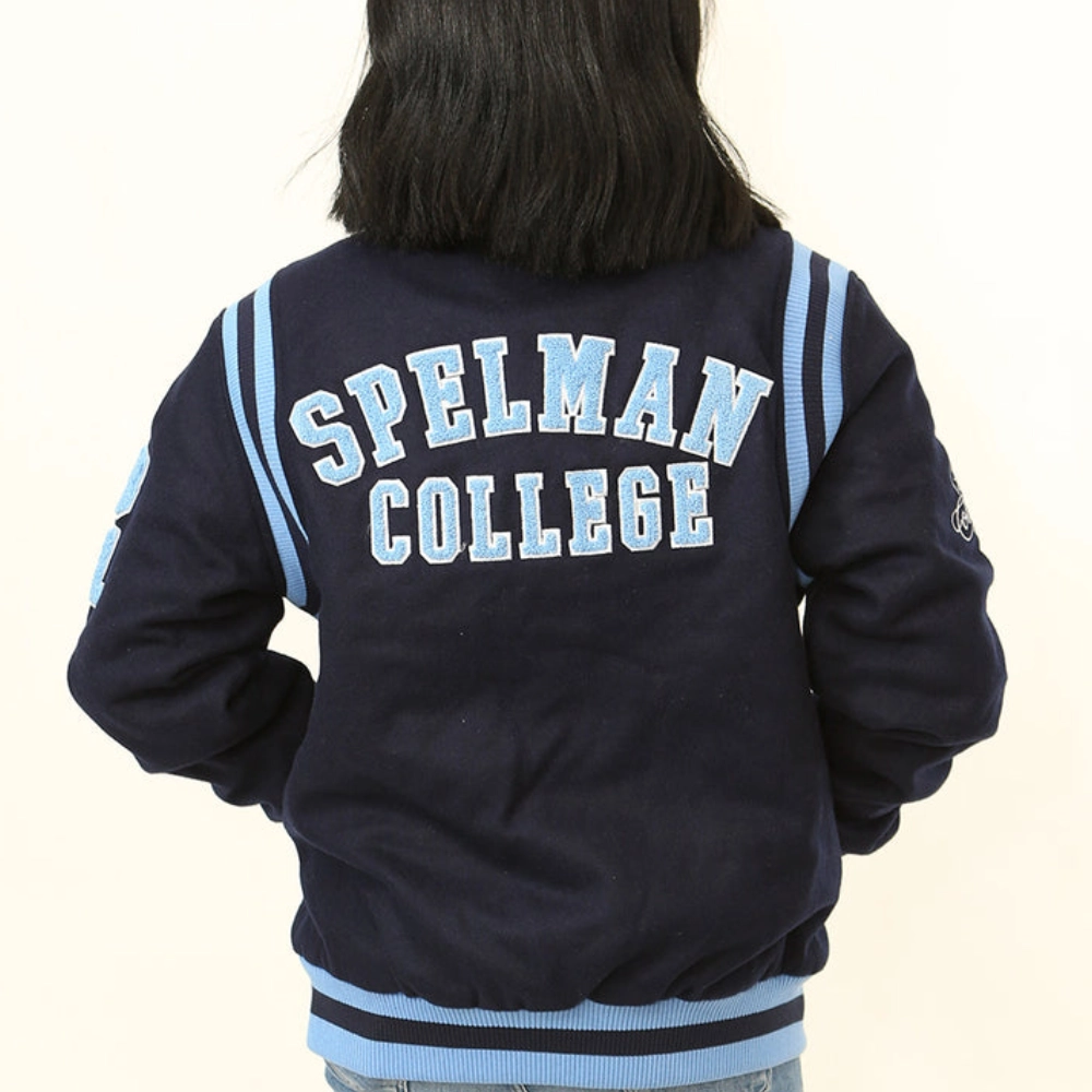 Spelman college jaguars womens collegiate luxe wool jacket