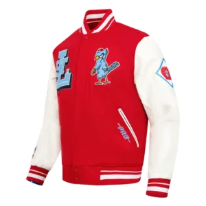 St louis cardinals best of mens red white varsity jacket
