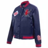 St louis cardinals mashup wool leather varsity jacket navy