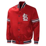 St. Louis Cardinals Midfield Red Satin Jacket