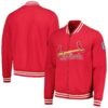 St louis cardinals pack pro camden full zip track jacket red