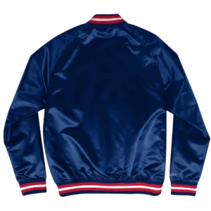 St louis cardinals raglan full snap satin varsity jacket