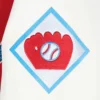 St louis cardinals red glove logo on leather