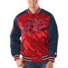 St louis cardinals renegade satin varsity jacket red blue 1