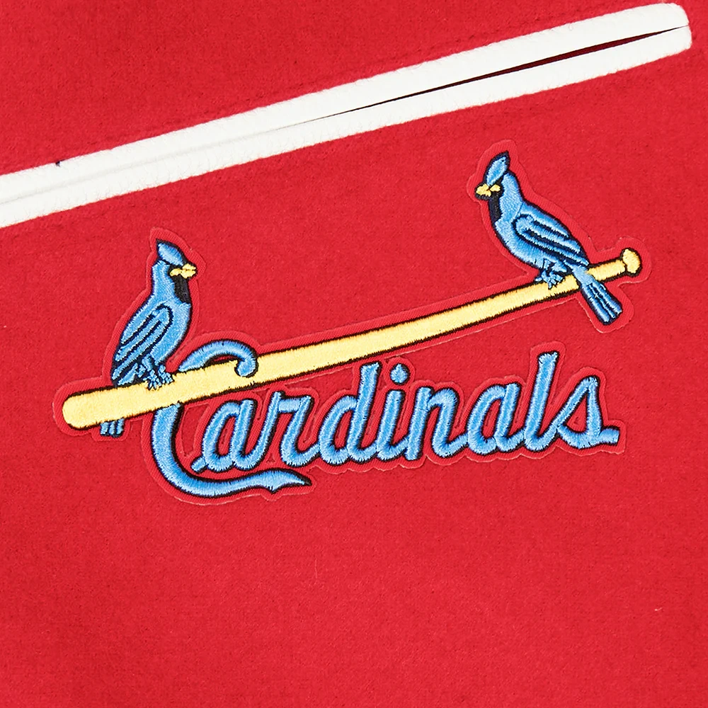 St louis cardinals team name logo on wool