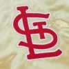 St louis cardinals team og 20 full zip satin varsity jacket gold 3