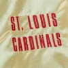 St louis cardinals team og 20 full zip satin varsity jacket gold 4