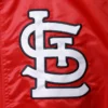 St louis cardinals the captain ii satin varsity jacket red 3