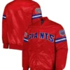 Starter new york giants 25th anniversary bomber jacket