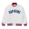 Supreme x mitchell ness white satin varsity jacket 1 scaled 1