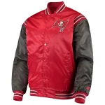 Tampa Bay Buccaneers Enforcer Black/Red Satin Jacket