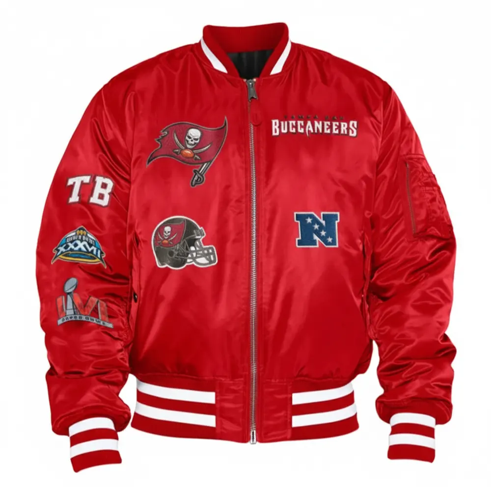 Tampa bay buccaneers ma 1 bomber red jacket