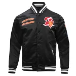Tampa Bay Buccaneers Retro Classic Black Satin Jacket