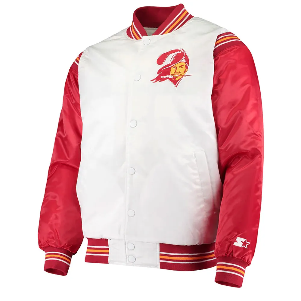 Tampa bay buccaneers white red jacket