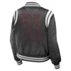 Tampa bay buccaneers womens full zip bomber varsity jacket black 11 1