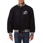 Tampa Bay Lightning One Color Navy Wool Jacket