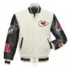 Taylor swift chiefs white black jacket