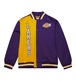 Team og 20 lightweight satin jacket los angeles lakers